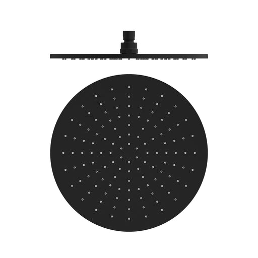 Nero 300mm Round Shower Head - Matte Black-NRROA1202MB-blue-leaf-bathware