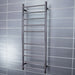 Radiant Heated Round Ladder 430 x 1100mm - Gun Metal Grey-blue-leaf-bathware