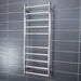 Radiant Heated Round Ladder 430 x 1100mm - Mirror Polished-blue-leaf-bathware