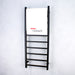 Radiant Heated Square Ladder 430 x 1100mm - Matt Black-blue-leaf-bathware