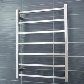 Radiant Heated Square Ladder 600 x 800mm - Mirror Polished-blue-leaf-bathware