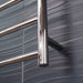 Radiant Low Voltage Heated Round Ladder 750 x 550mm - Mirror Polished-blue-leaf-bathware