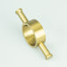 Radiant Ring Hook Accessory For Vertical Rails - Brushed Gold-GLD-VTR-HOOK-blue-leaf-bathware