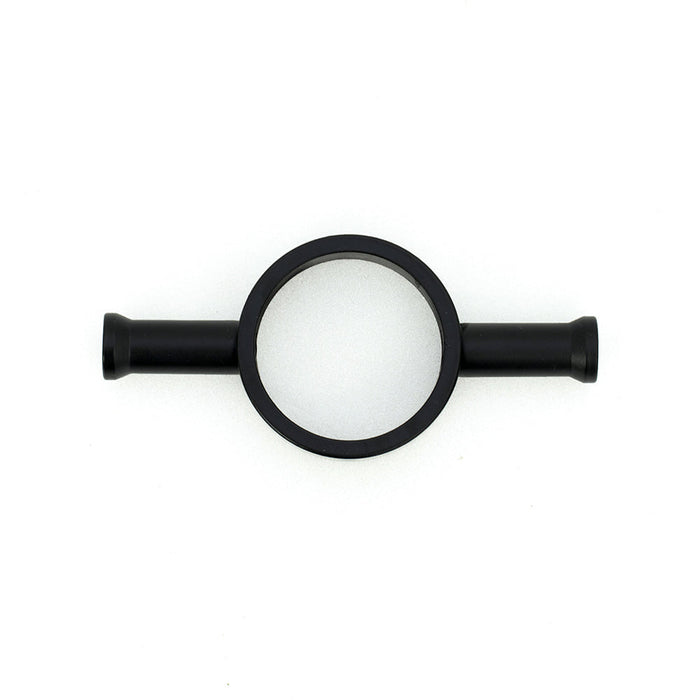 Radiant Ring Hook Accessory For Vertical Rails - Matt Black-BLK-VTR-HOOK-blue-leaf-bathware