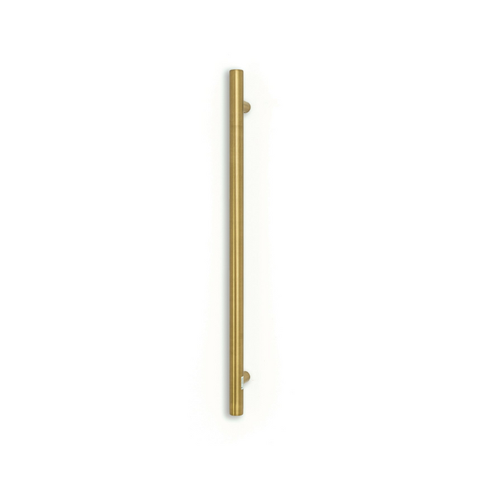 Radiant Vertical Single Towel Rail 40 x 950mm - Brushed Gold-GLD-VTR-950-blue-leaf-bathware