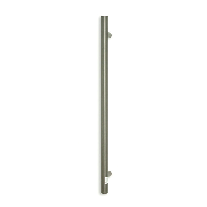 Radiant Vertical Single Towel Rail 40 x 950mm - Gun Metal Grey-GMG-VTR-950-blue-leaf-bathware