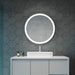 Remer Eclipse LED Mirror with Demister & Light Colour Switch - Dimmable-blue-leaf-bathware