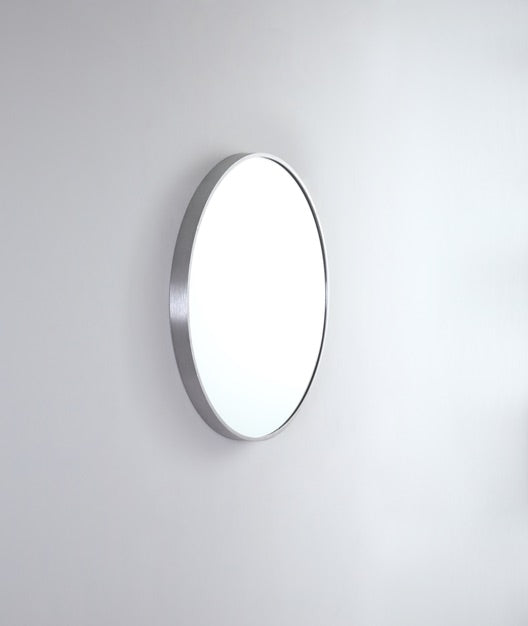 Remer Modern Round Mirror 610mm-MR61-BN-blue-leaf-bathware