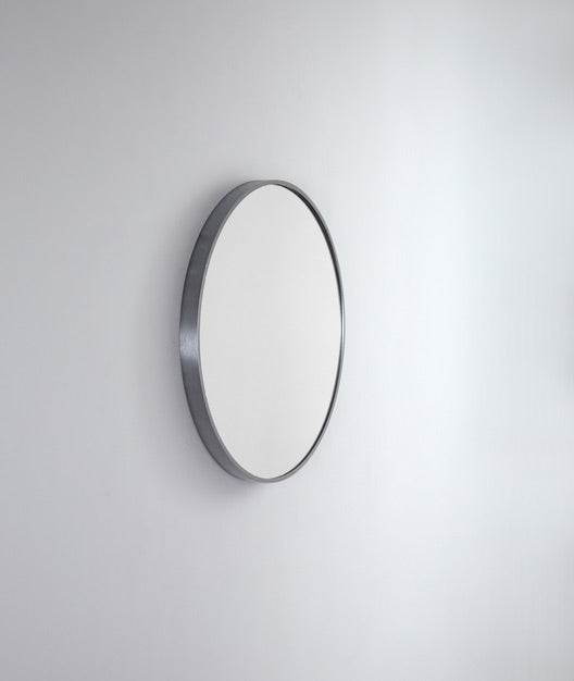 Remer Modern Round Mirror 610mm-MR61-GM-blue-leaf-bathware