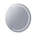 Remer Pearl 900mm Round Shaving Cabinet with Frontlit LED Light-P90D-blue-leaf-bathware