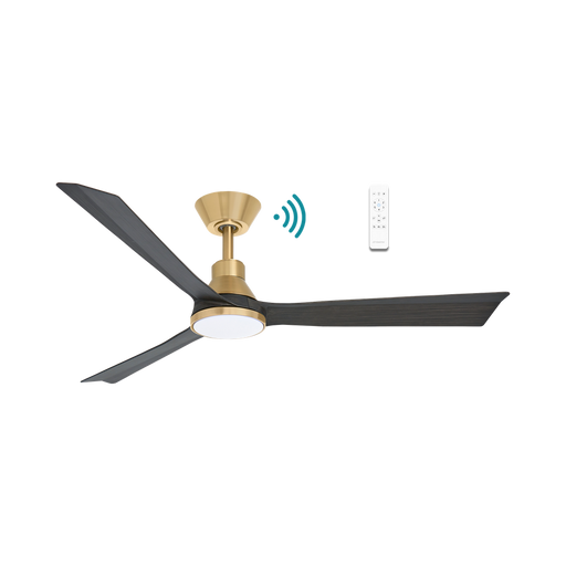 Martec Riviera DC 52″ Smart Ceiling Fan With WIFI Remote Control + LED light - Antique Bronze / Charcoal
