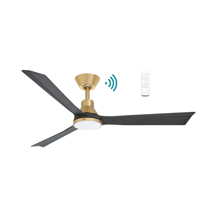 Martec Riviera DC 52″ Smart Ceiling Fan With WIFI Remote Control + LED light - Antique Bronze / Charcoal