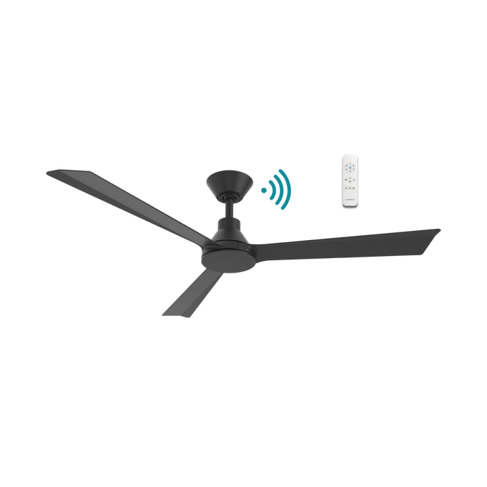 Martec Riviera DC 52″ Smart Ceiling Fan With WIFI Remote Control - Matt Black