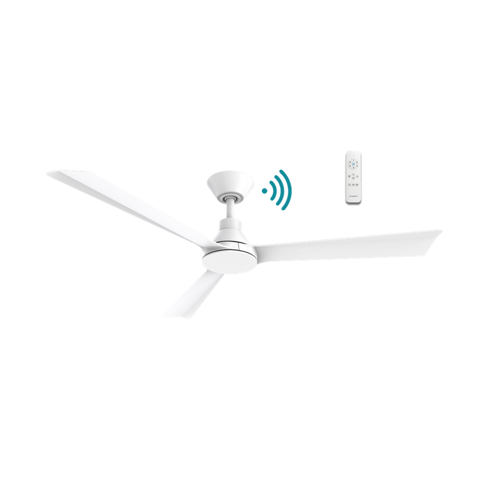 Martec Riviera DC 52″ Smart Ceiling Fan With WIFI Remote Control - Matt White
