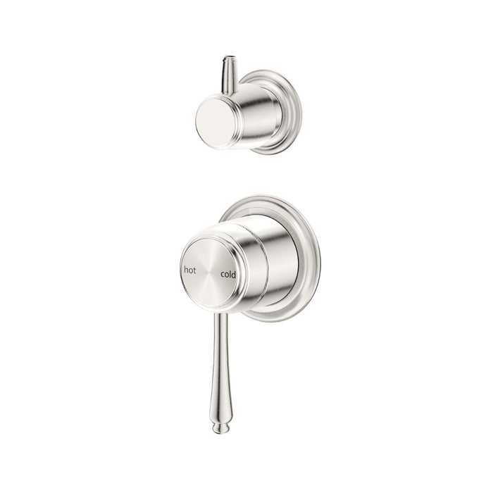 Bellavista Mica Heritage Shower Mixer Diverter – Brushed Nickel- TRIM KIT ONLY