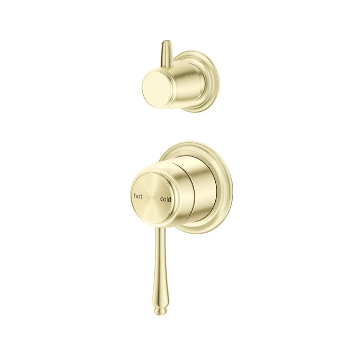 Bellavista Mica Heritage Shower Mixer Diverter – French Gold- TRIM KIT ONLY