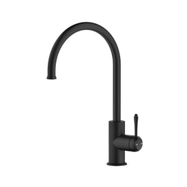 Bellavista Mica Heritage Gooseneck Sink Mixer Black