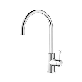 Bellavista Mica Heritage Gooseneck Sink Mixer Chrome