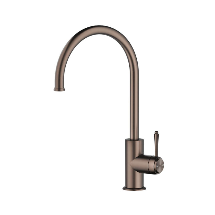 Bellavista Mica Heritage Gooseneck Sink Mixer Dusk Bronze