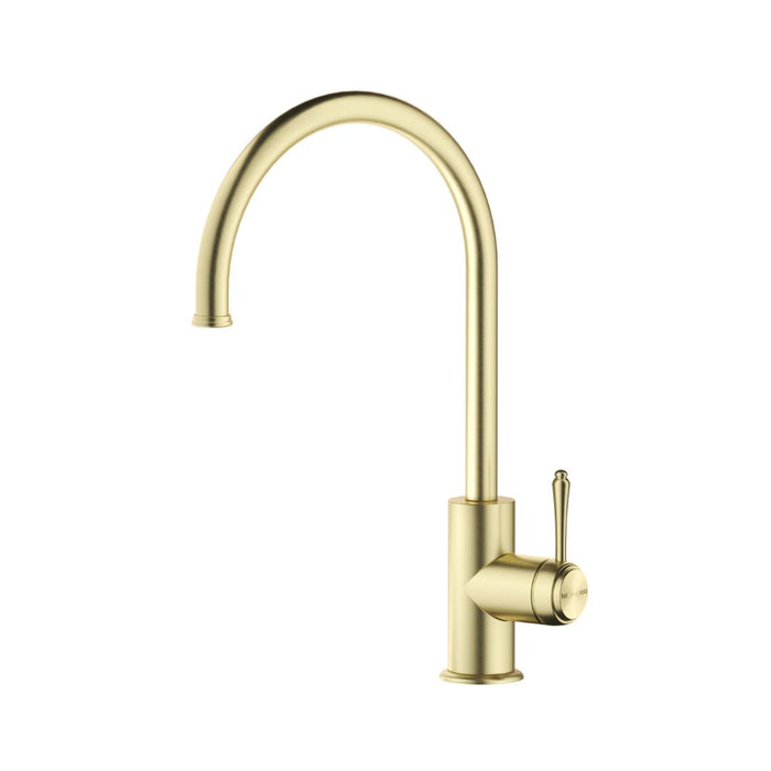 Bellavista Mica Heritage Gooseneck Sink Mixer French Gold