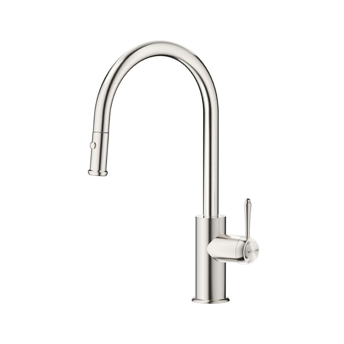 Bellavista Mica Heritage Pull-Out Sink Mixer - Brushed Nickel