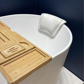 BONDI DRIFT Bath Pillow Matte White 320mm