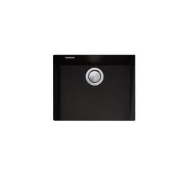 Oliveri Santorini Large Bowl Undermount Sink - Black