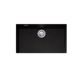 Oliveri Santorini Mega Bowl Undermount Sink - Black