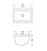 Savoy Undermount Sink - Gloss White-BEQUN2-GW-blue-leaf-bathware