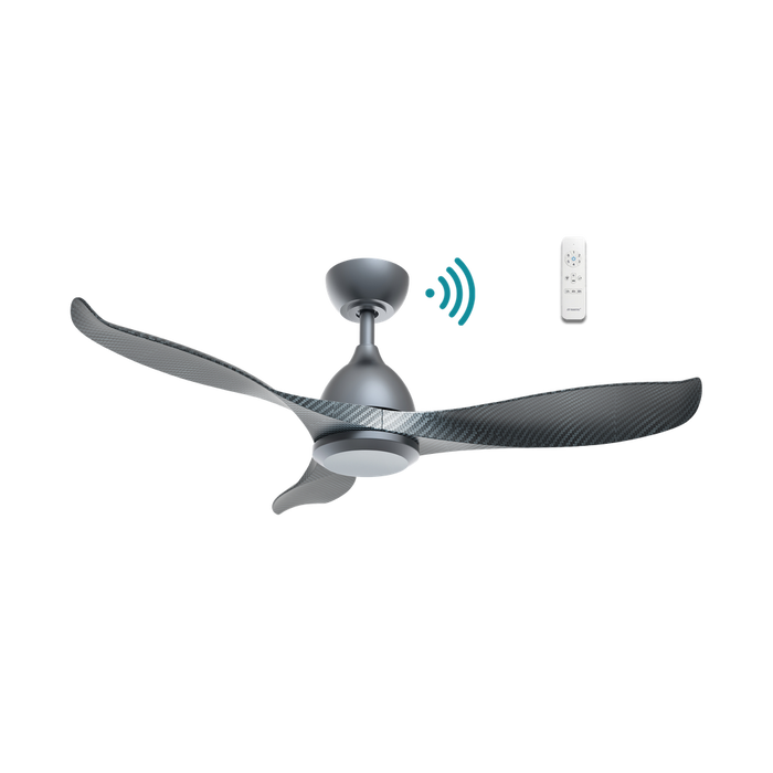 Martec Scorpion DC 52″ Smart Ceiling Fan With WIFI Remote Control - Graphite/Carbon