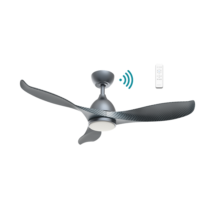 Martec Scorpion DC 52″ Smart Ceiling Fan With WIFI Remote Control + LED light - Graphite/Carbon