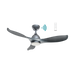 Martec Scorpion DC 52″ Smart Ceiling Fan With WIFI Remote Control + LED light - Graphite/Carbon