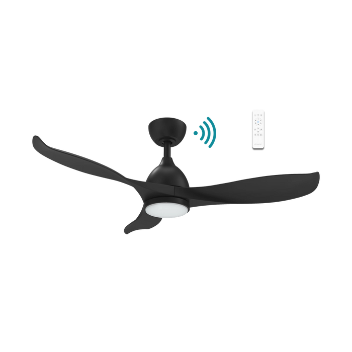 Martec Scorpion DC 52″ Smart Ceiling Fan With WIFI Remote Control + LED light - Matt Black
