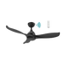 Martec Scorpion DC 42″ Smart Ceiling Fan With WIFI Remote Control - Matt Black