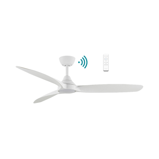 Martec Seaforth DC 56″ Smart Ceiling Fan With WIFI Remote Control + LED light - Matt White