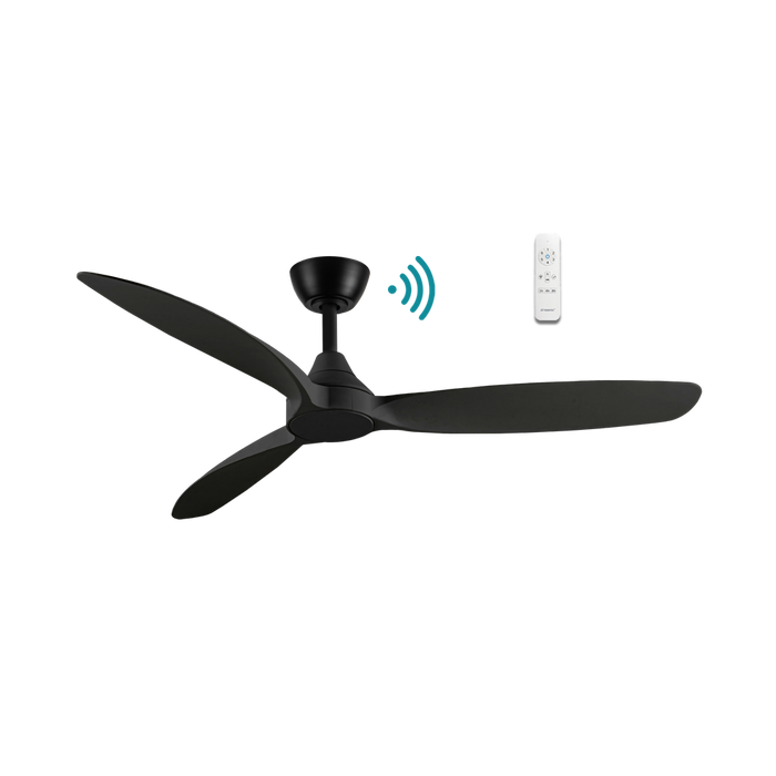 Martec Seaforth DC 56″ Smart Ceiling Fan With WIFI Remote Control - Matt Black