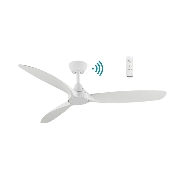 Martec Seaforth DC 52″ Smart Ceiling Fan With WIFI Remote Control - Matt White