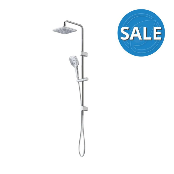 Caroma Luna Multifunction Rail Shower with Overhead Chrome