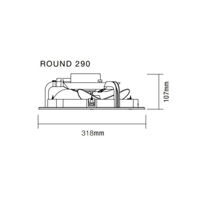 Martec Core Exhaust Fan - White