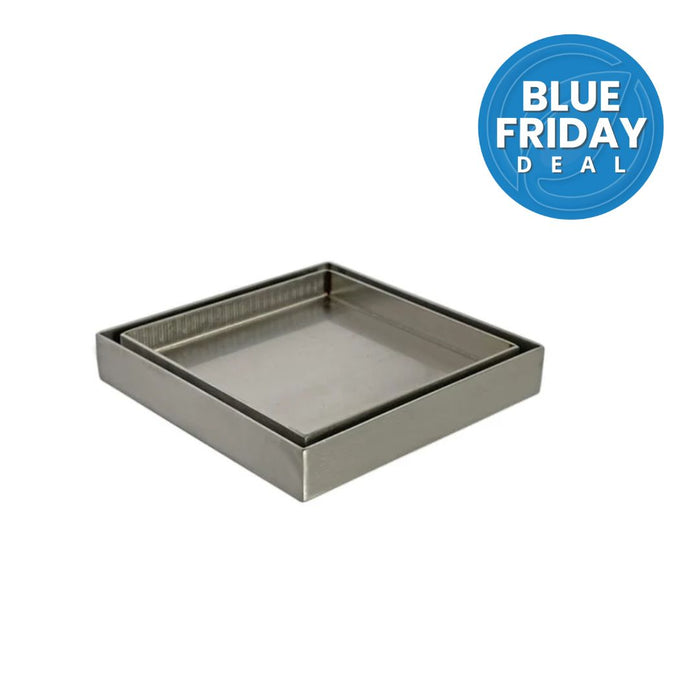 Kano Square Tile Insert Floor Waste - Stainless Steel