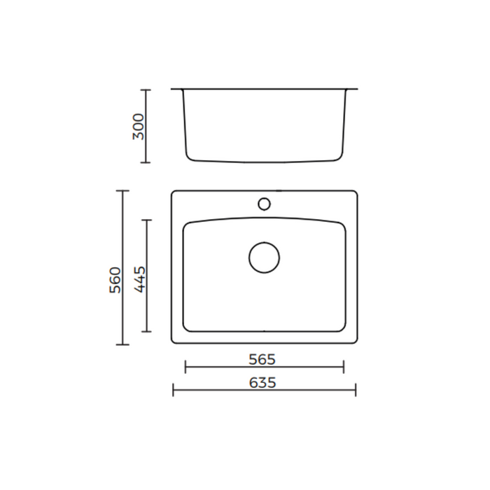 Everhard Nugleam 70L Utility Sink