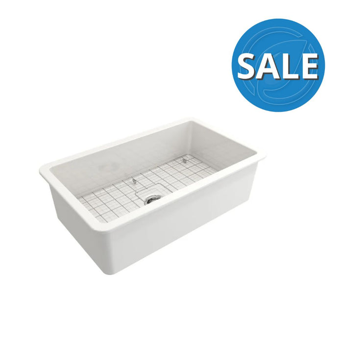 Turner Hastings Cuisine 810mm Inset / Undermount Fireclay Sink