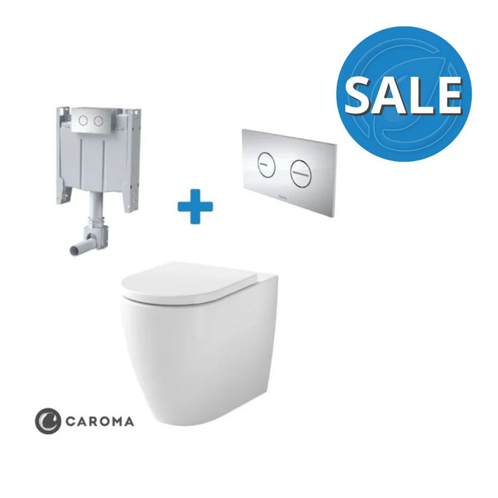 Caroma Urbane Wall Faced Invisi Toilet Suite Package