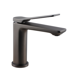 Aqua Perla RUSHY Basin Mixer - Gun Metal