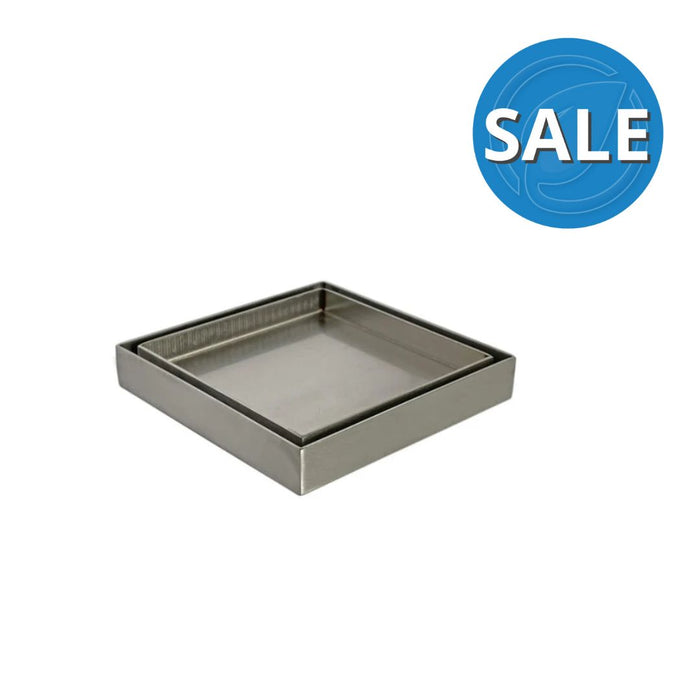 Kano Square Tile Insert Floor Waste - Stainless Steel