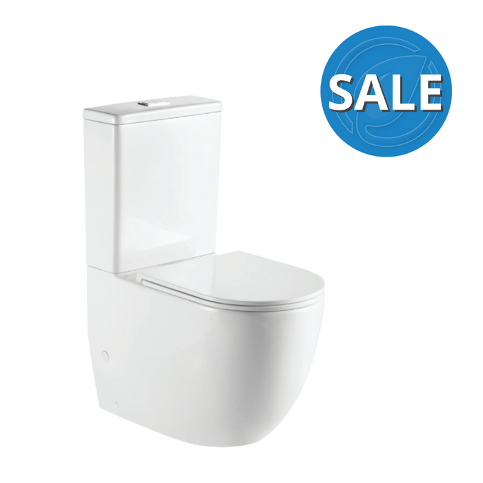 Sienna Rimless Tornado Flush Back to Wall Toilet Suite