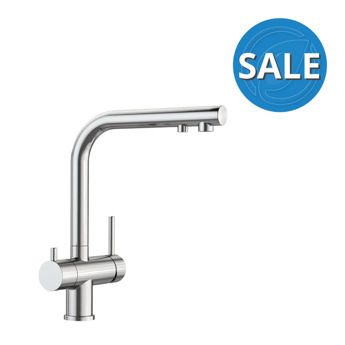 Blanco FONTAS II 3 in 1 Filter High Arch Mixer Tap - Brushed Chrome