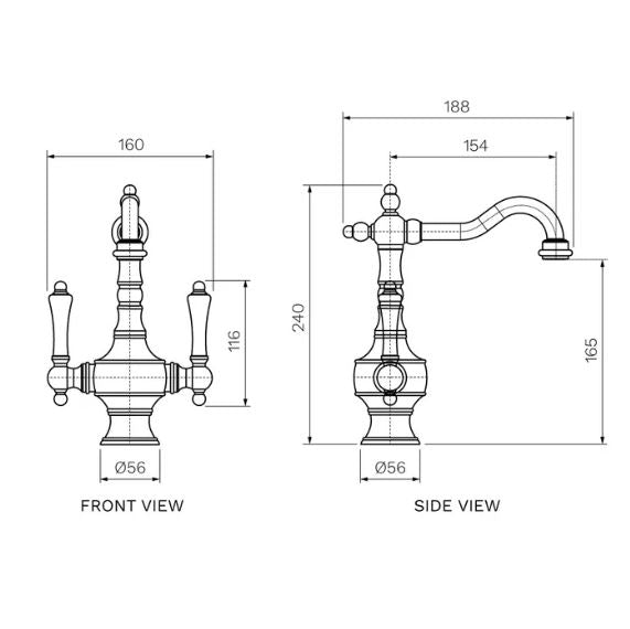 Parisi Hermitage Basin Twinner