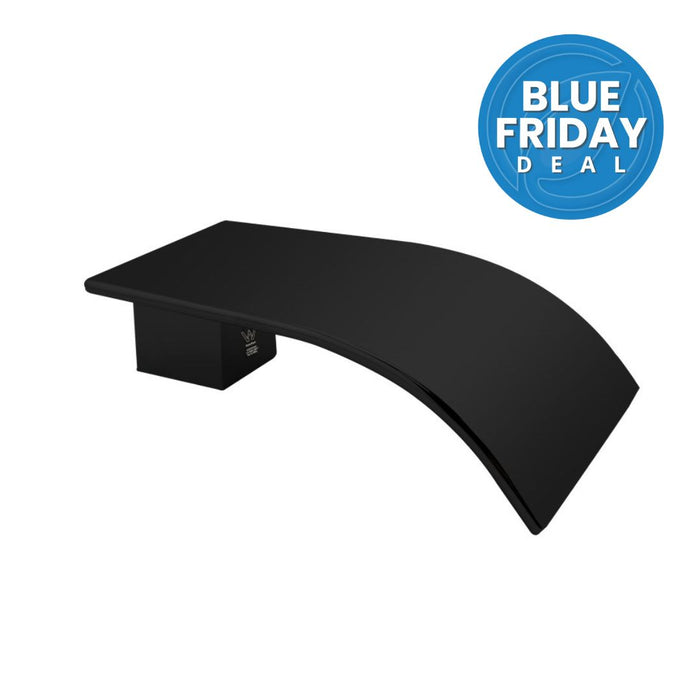 Matte Black Waterfall Bathtub/Basin Wall Spout