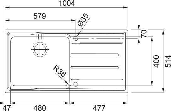 Franke Aton Single Bowl Sink